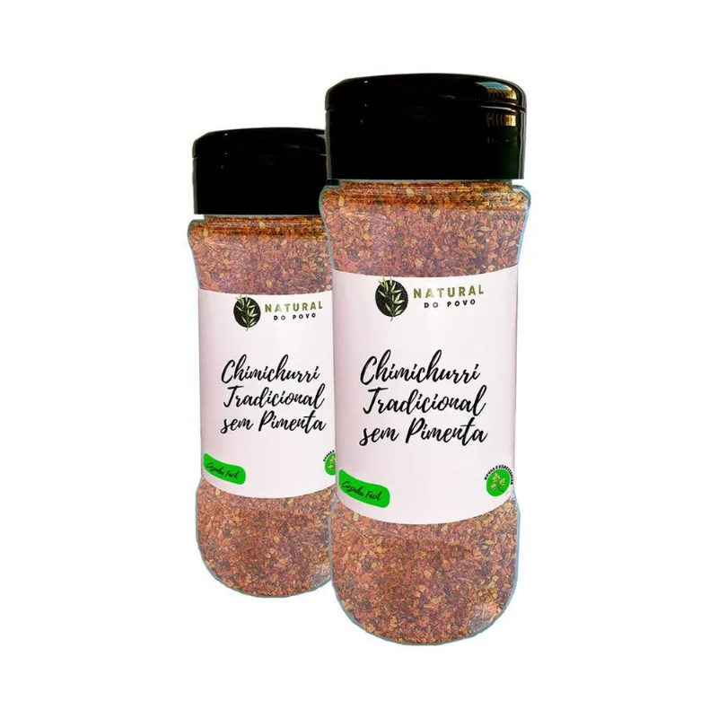 Chimichurri Kit 2 s/ Pimenta Tradicional Pote Dosador 40G