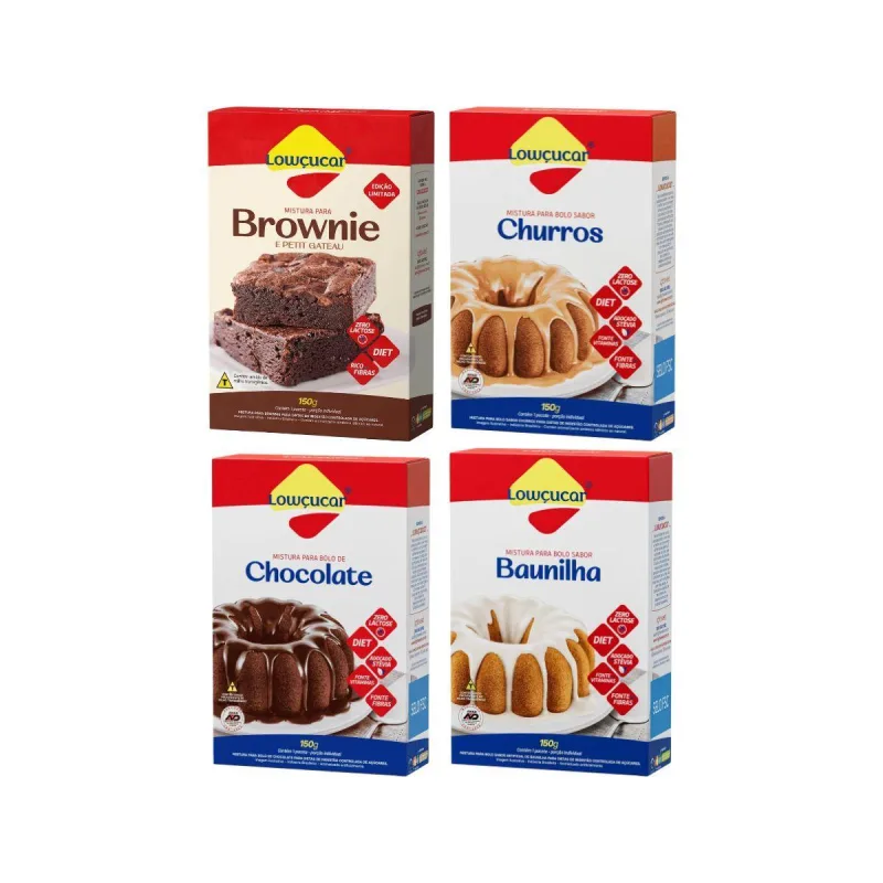 Mix 4 Misturas Saudaveis Diet Zero Lactose 150g Lowçucar - Não Informado