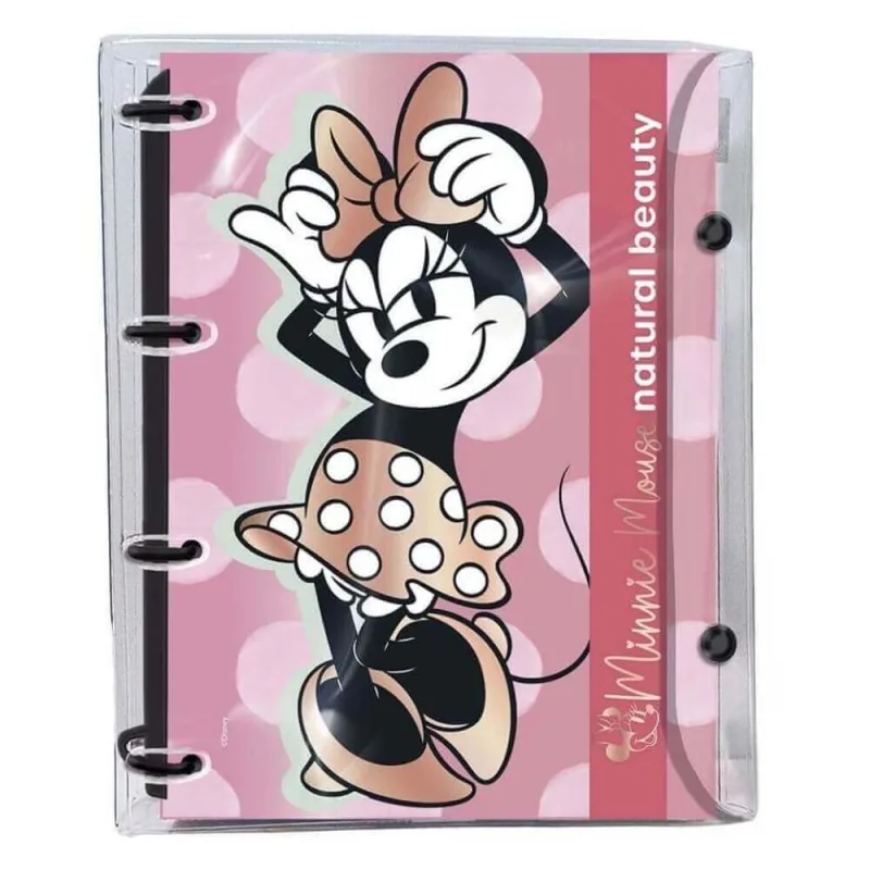 Caderno Argolado Universitario PVC Minnie Mouse com 192 Folhas - DAC - dac