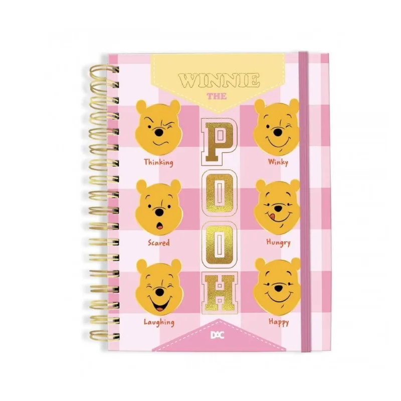 Caderno Universitário Smart Pooh Dac - 80 Folhas