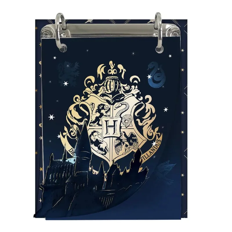 Caderno Fichário Mini 80 Folhas Vertical Harry Potter