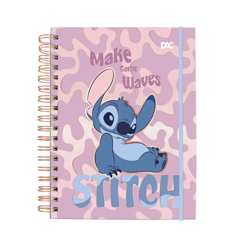 Caderno Smart Mini 80 Folhas Stitch Disney