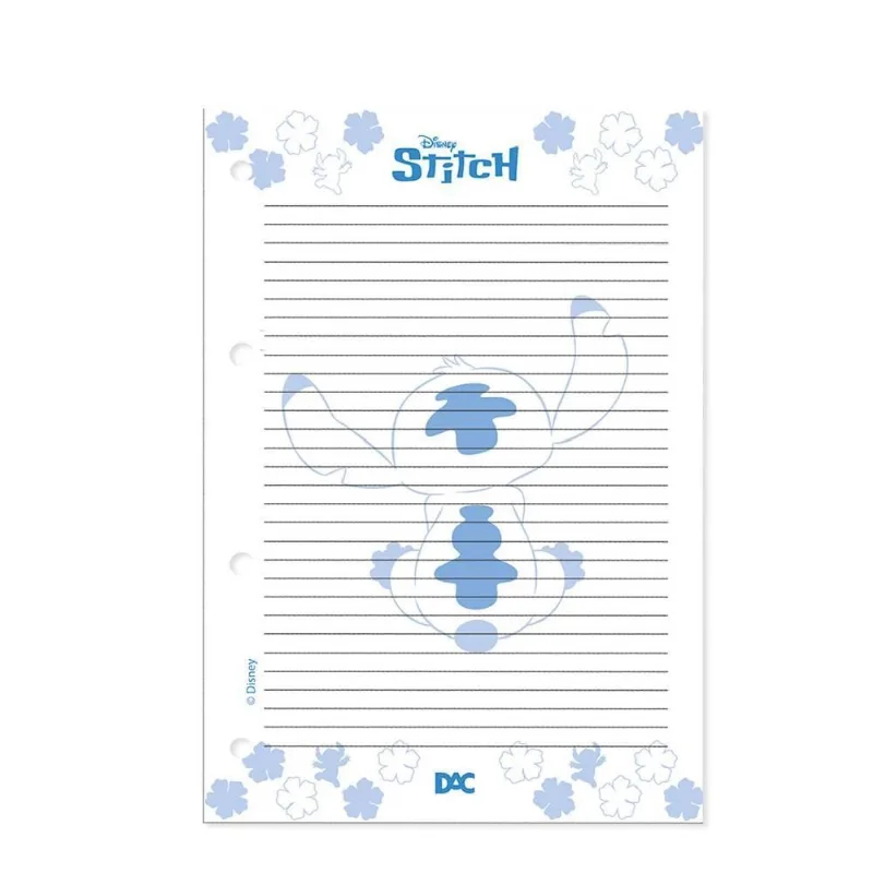 Refil De Caderno Argolado Universitário Stitch 96 Folhas Dac - 4670RE-H