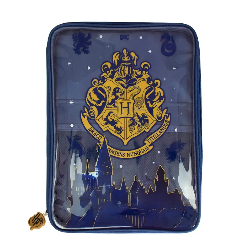 Pasta Fichário Universitário Com Zíper Harry Potter