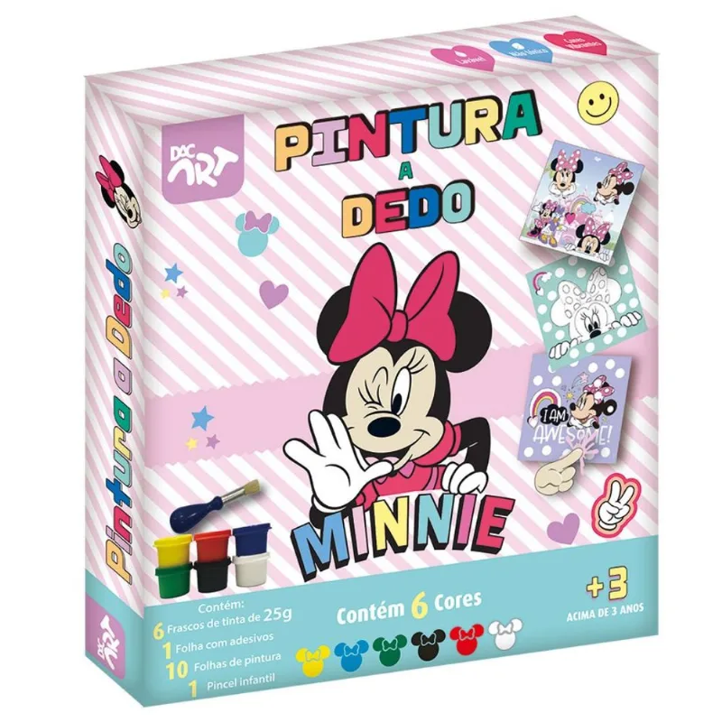 CONJUNTO PINTURA A DEDO MINNIE 4712DAC