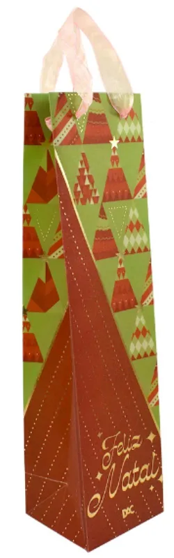 Sacola Presente Natal Garrafa - LC