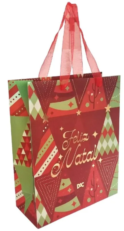 Sacola Para Presente Natal Média - LC