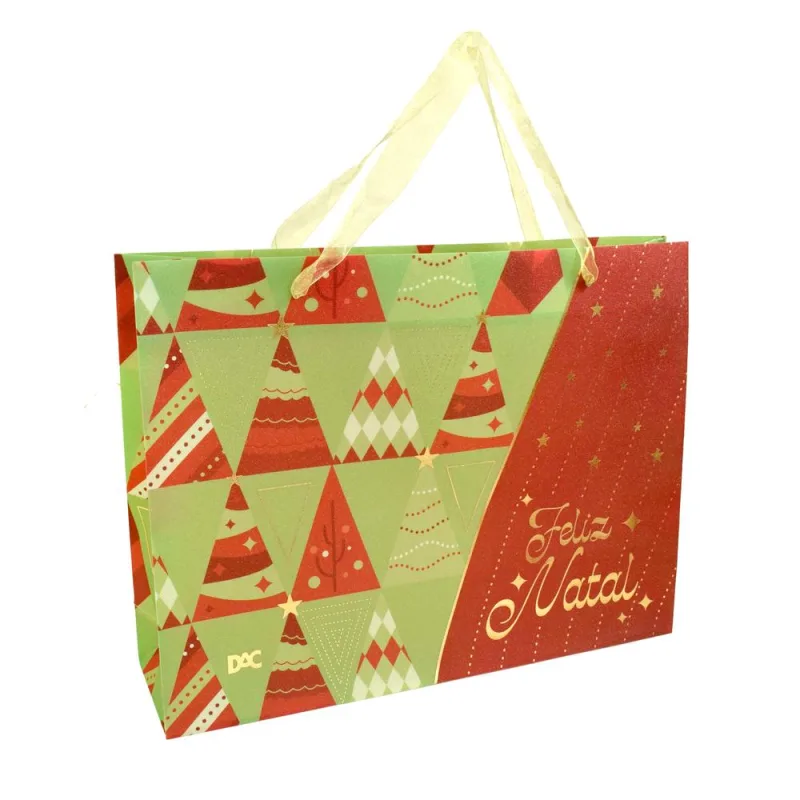 Sacola Presente Natal Horizontal - LC