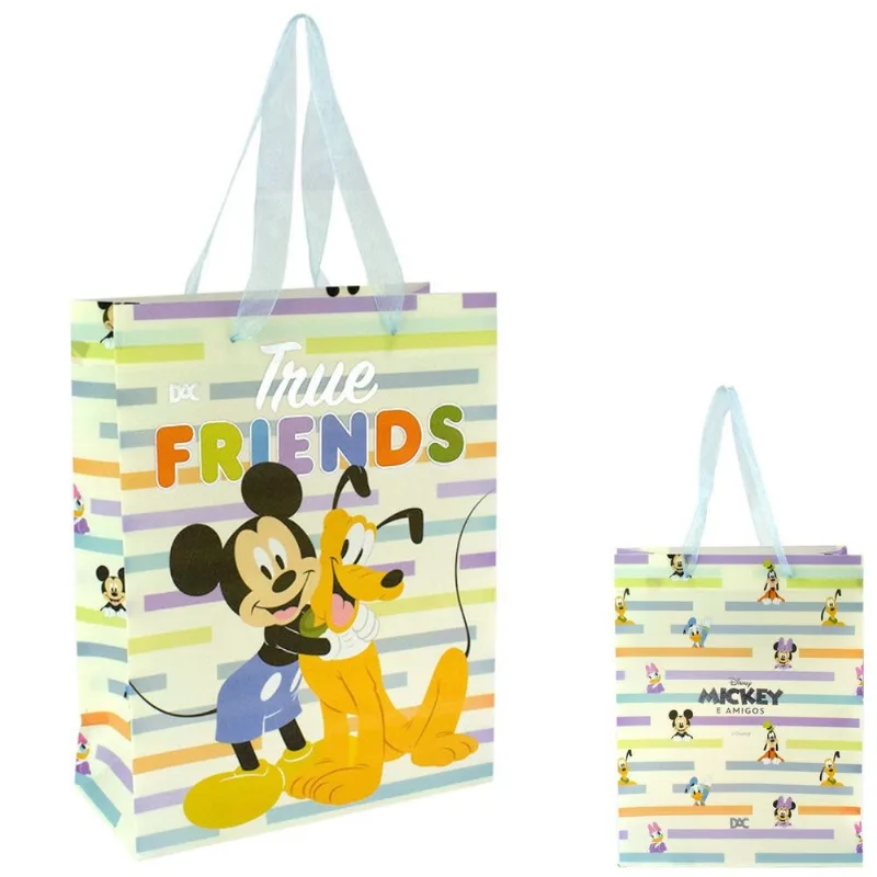 SACOLA PARA PRESENTE TAMANHO M MICKEY DISNEY - 4877 - DAC