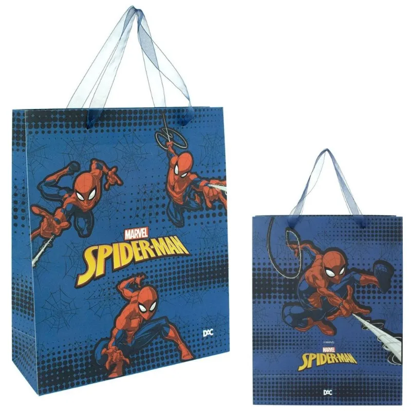 SACOLA PARA PRESENTE HOMEM ARANHA - TAMANHO G - 4896 - DAC