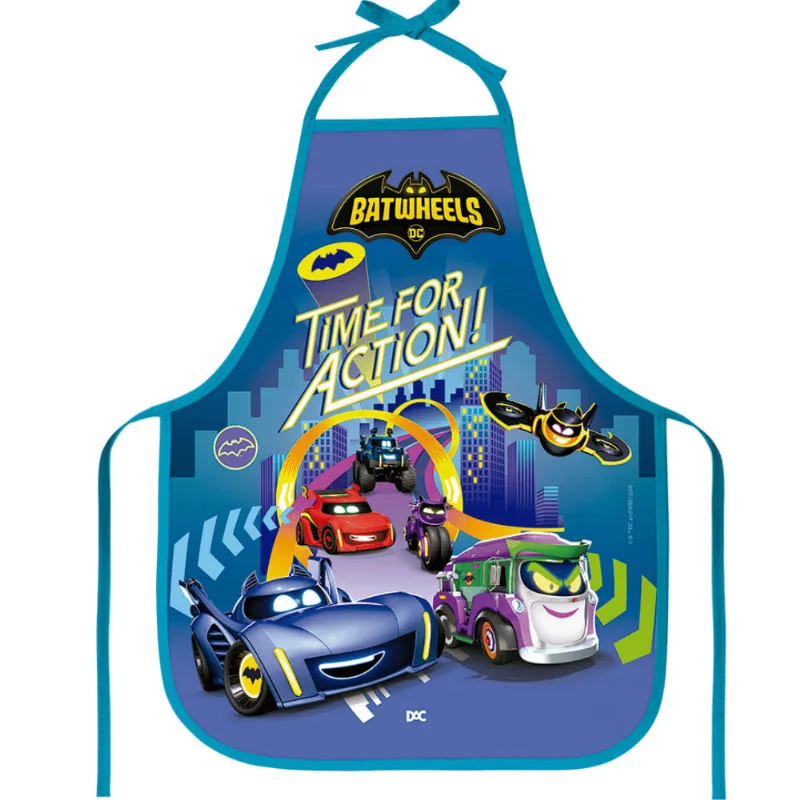 Avental Escolar Infantil Estampado 39x49 cm - DAC - BATWHEELS
