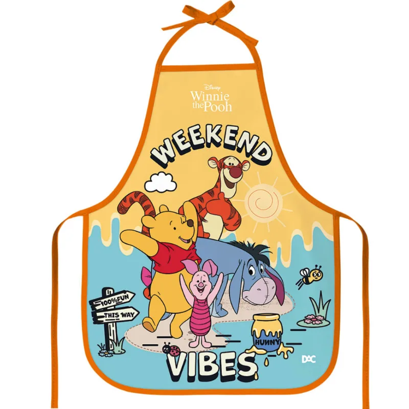 Avental Escolar Infantil Estampado 39x49 cm - DAC - POOH