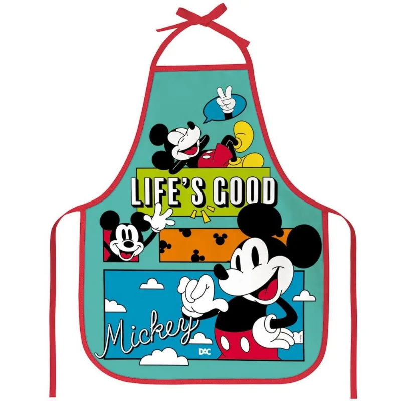 AVENTAL ESCOLAR INFANTIL MIKEY MOUSE DISNEY - 5112 - DAC