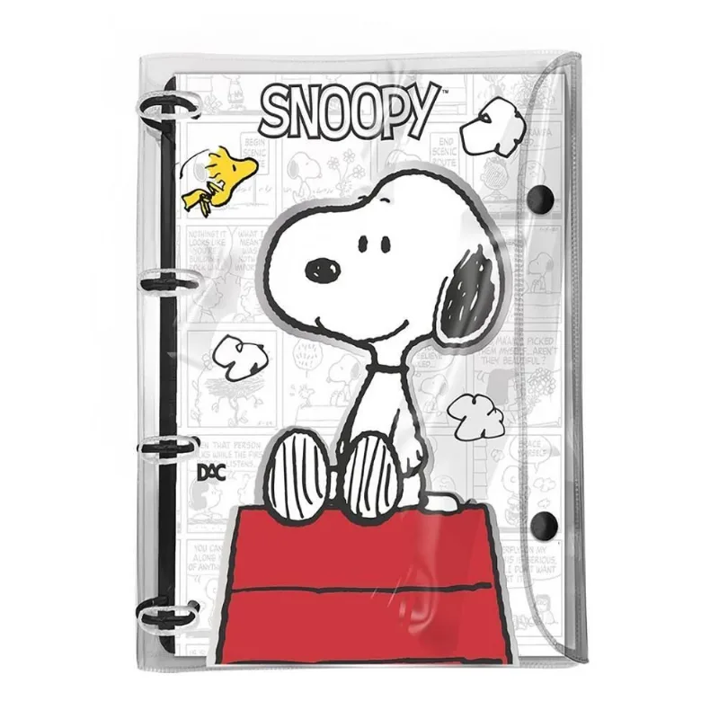 Fichário Universitário Argolado Snoopy Dac - 192 Folhas