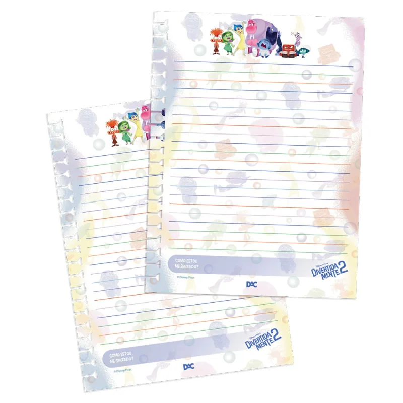 Refil Para Caderno Colegial Smart 48 Folhas Divertidamente