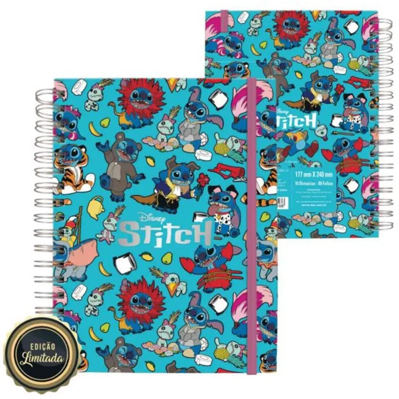 Caderno Colegial Smart Stitch 80 Folhas