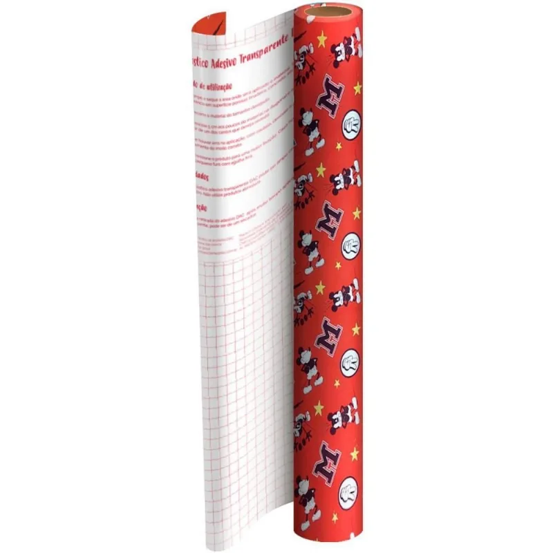 Plastico Adesivo 45CMX10M Mickey PP 0,08MM Rolo (7908689924361)