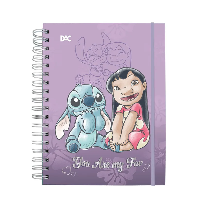 Caderno Colegial Smart 80 Folhas Lilo E Stitch - Dac