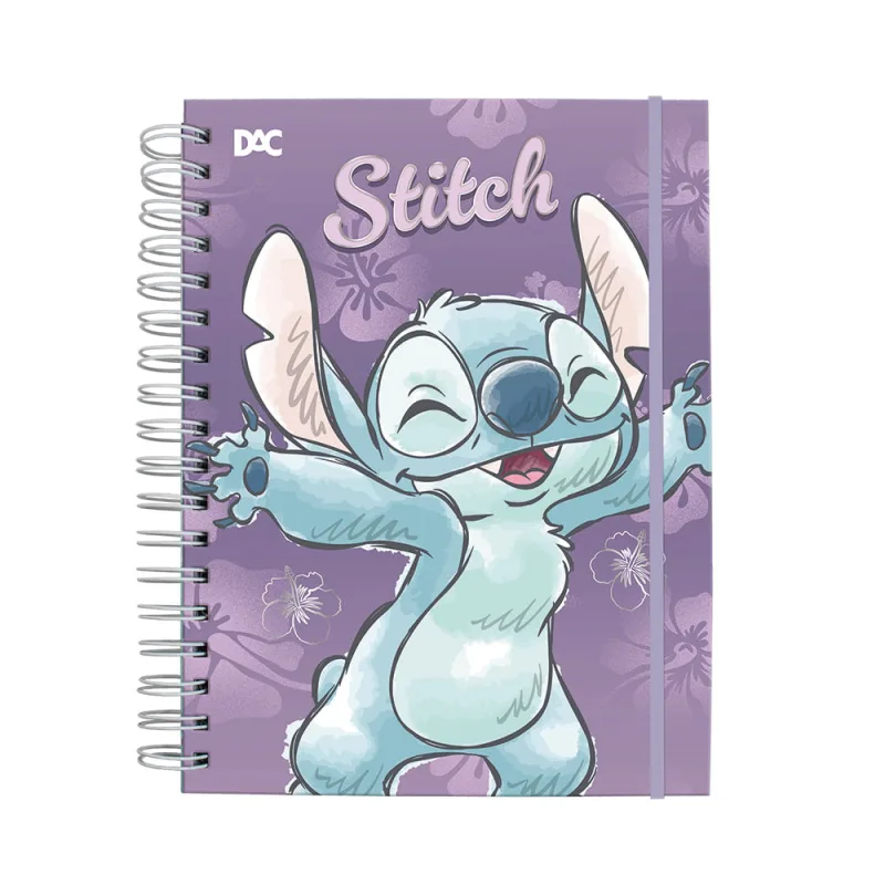 Caderno Universitário Smart 80 Folhas Stitch - LC