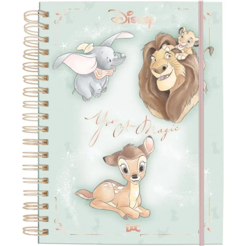 Caderno 01X1 Capa Dura Disney Classics SMART UNIV C/E - Dac - Papelaria