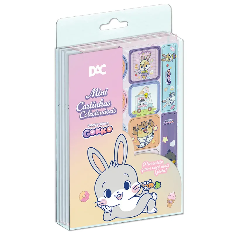 Papel De Carta Mini Com Envelope E Adesivo Gokko Looney Tunes