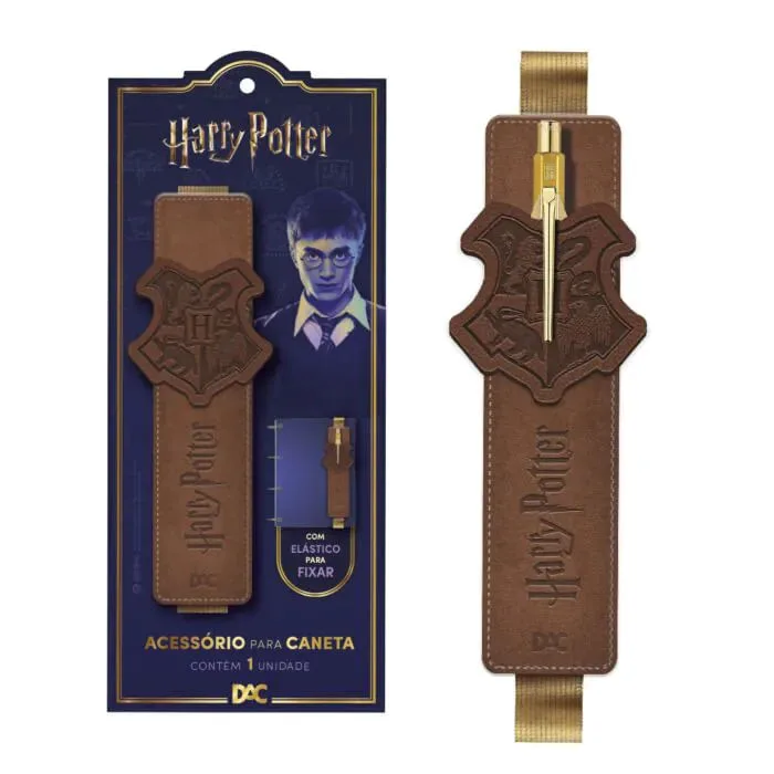 Porta Caneta Com Elástico Harry Potter - LC - Presentes