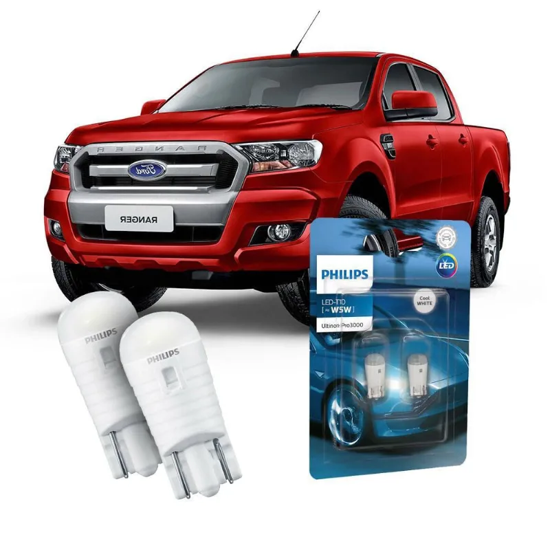 Par Lâmpada Led Farolete Ranger 2017/2022 Philips Ultinon