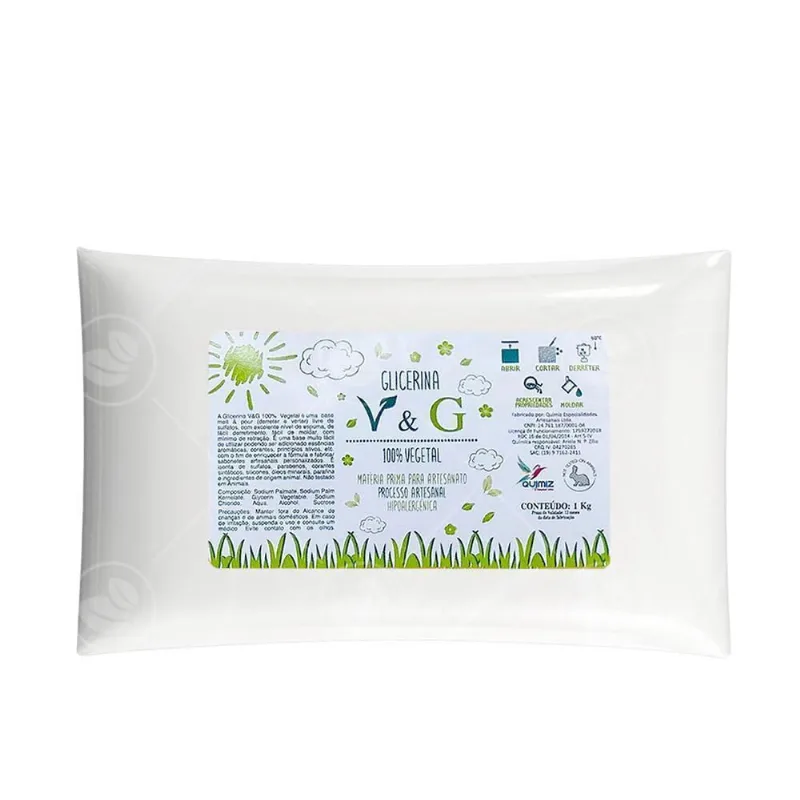Kit 2 Bases Glicerina Vegetal V&G Sabonete Vegano - ATR Essências