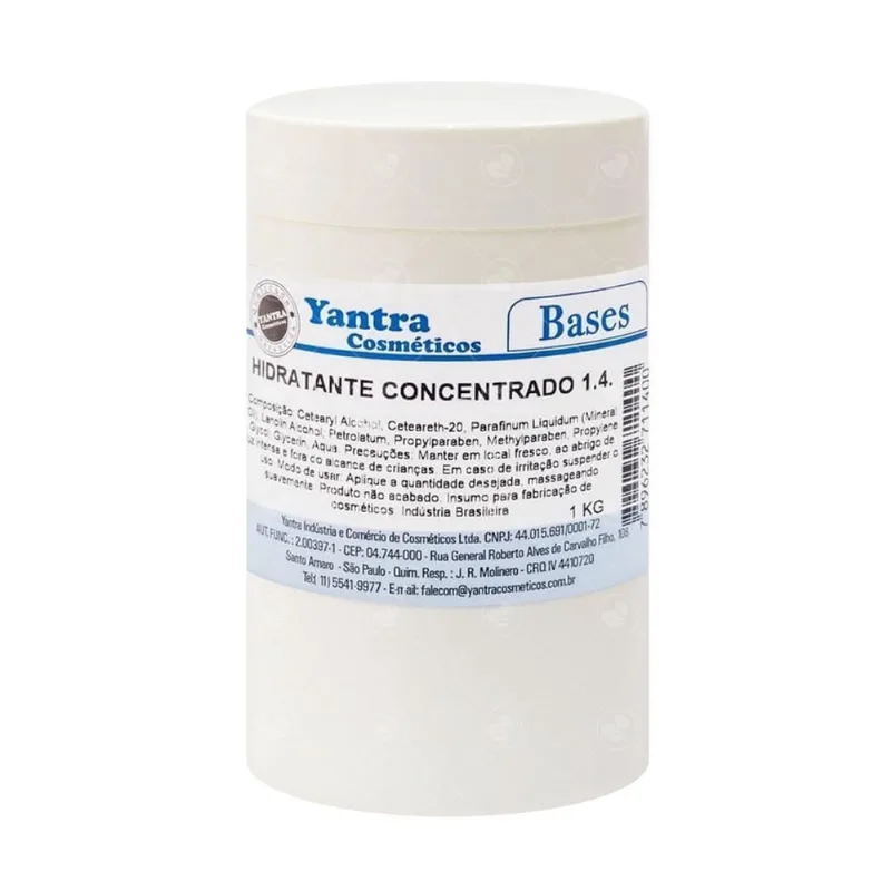 Creme Hidratante Concentrado Neutro 1Kg Rende 4Kg