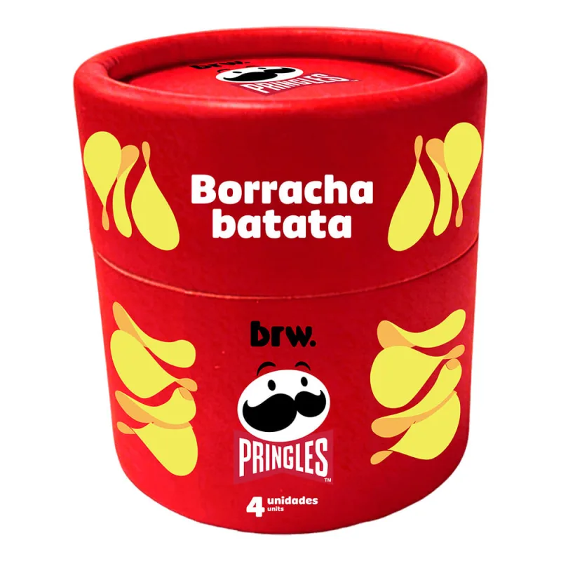 Borracha Pringles 4 Unidades Brw - LC - Papelaria