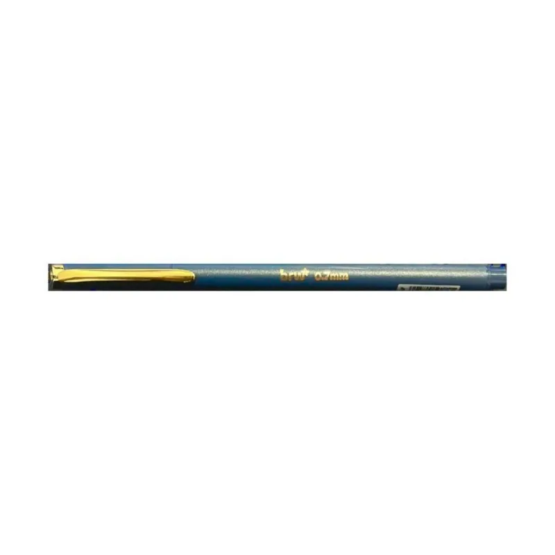 Caneta Esferográfica BRW Unic Slim Escrita Azul Ponta Fina 0.7MM Unidade Azul - BRW