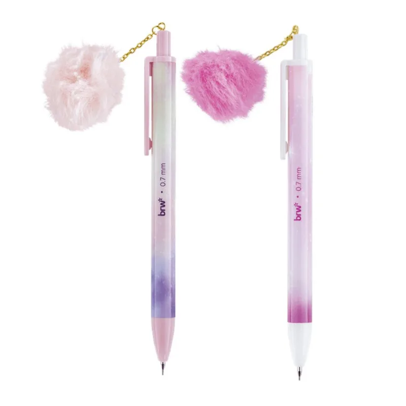 Lapiseira Pompom 0.7mm - Cores Sortidas - Brw