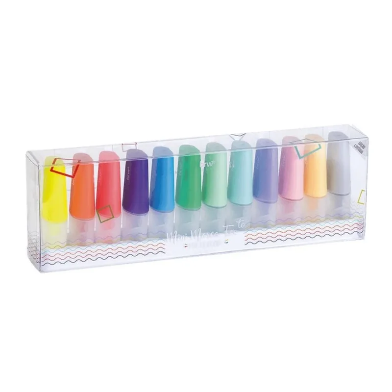 Marca Texto Multicolor 12 Cores
