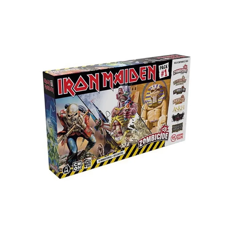 Zombicide (2ª Edição) Iron Maiden Character Pack 1 Galapagos