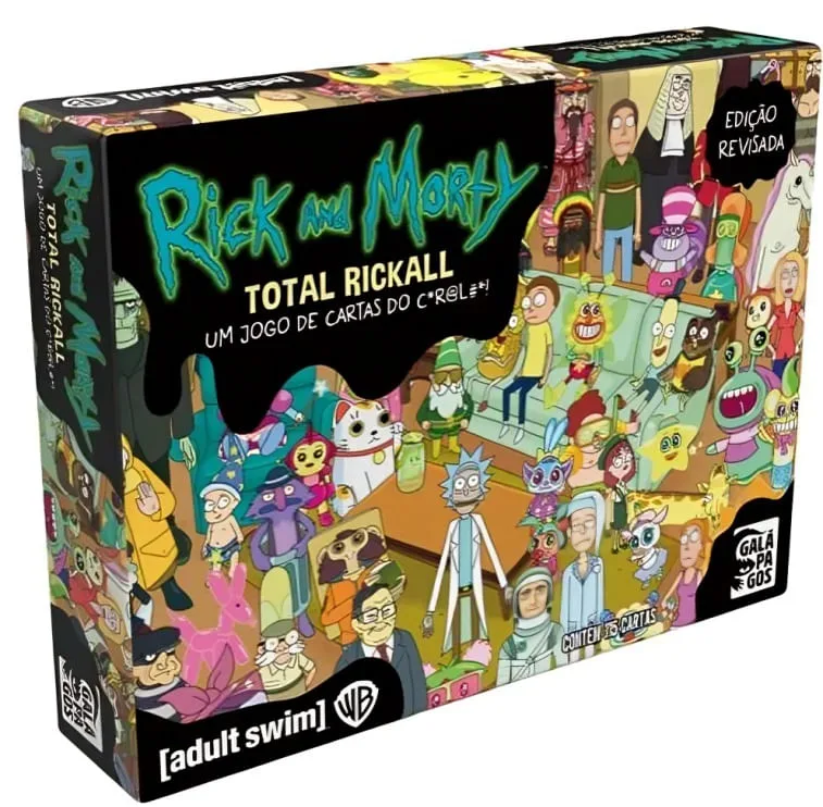 Rick Morty - Total Rickall (Ed. Revisada) - Galápagos - LC - Jogos E Colecionáveis