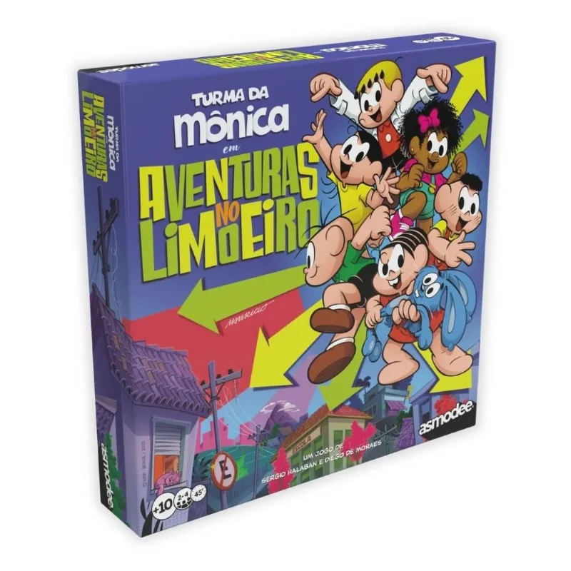 Jogo de Tabuleiro Turma da Mônica em Aventuras no Limoeiro