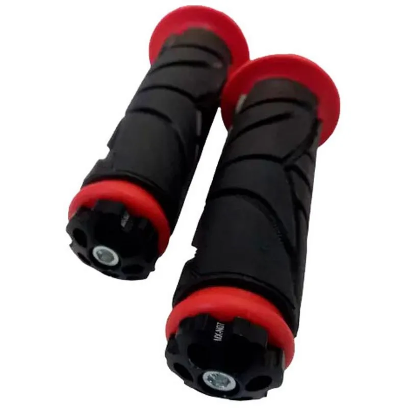 Manopla KGA Emborrachada Para Moto Esportiva 810 Vermelho (MP)