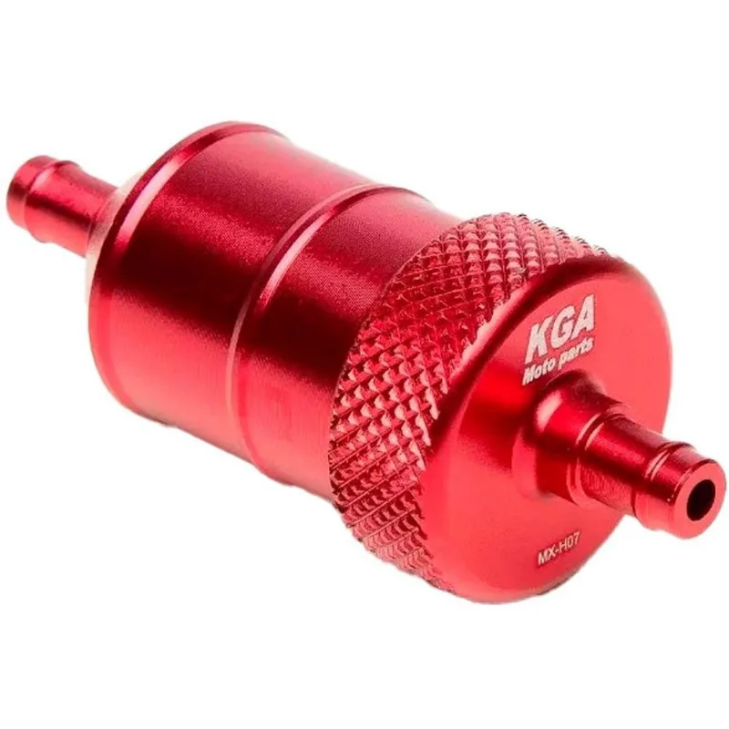 Filtro De Combustível De Moto KGA Esportivo Vermelho (MP)