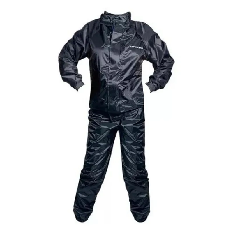 Capa De Chuva Para Motoqueiro Spencer Em Nylon Preto G (MP)