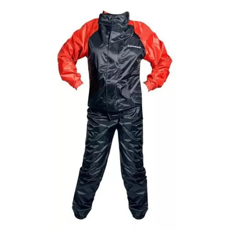 Capa De Chuva Para Motoqueiro Spencer Em Nylon Vermelho M (MP)