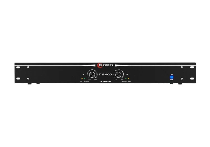 Amplificador Profissional T2400 400w Rms Receive Taramps