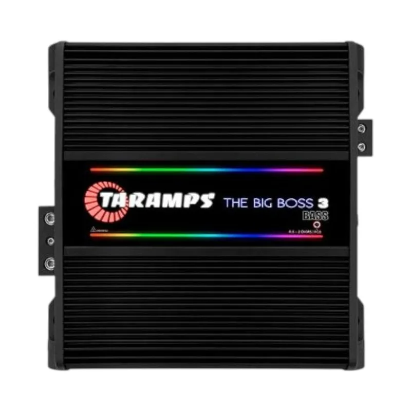 Módulo Amplificador Automotivo Taramps The Big Boss 3 Bass 3000W Com Efeito RGB (MP)