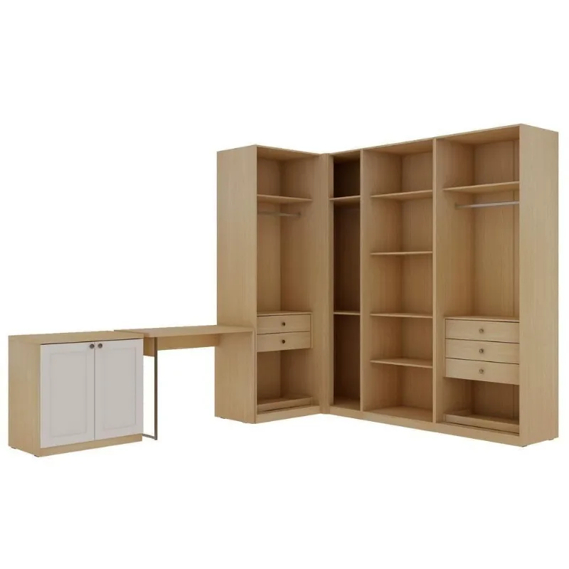 Closet Completo Com 4 Modulos E Office