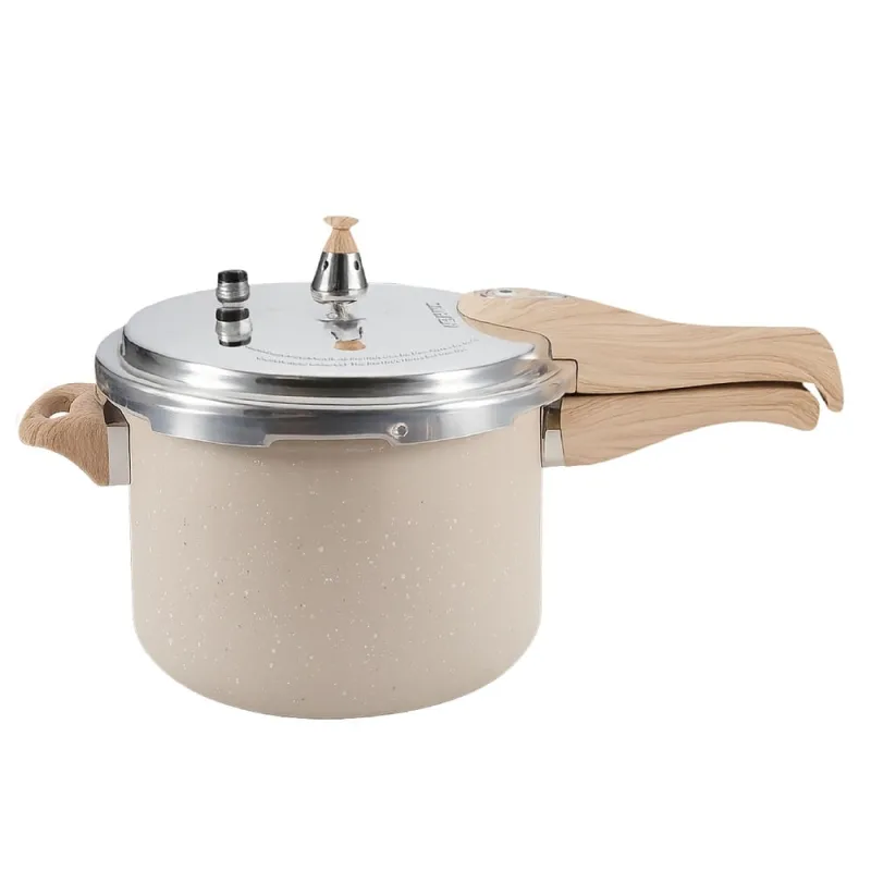 Panela de Pressão Cerâmica Antiaderente Neuhaus 4,5 Litros Marble Life Cream Panela de Pressão Cerâmica Antiaderente Neuhaus 4,5 Litros - Neuhaus - Utilidades Domesticas