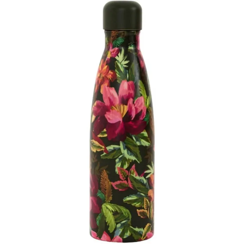 Garrafa 500ml Glub Painted Flowers Verde Farm - LC - Presentes