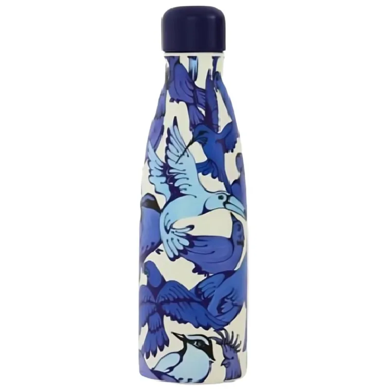 Garrafa 500ml Glub Passarejo Azul Off White Farm - LC - Presentes