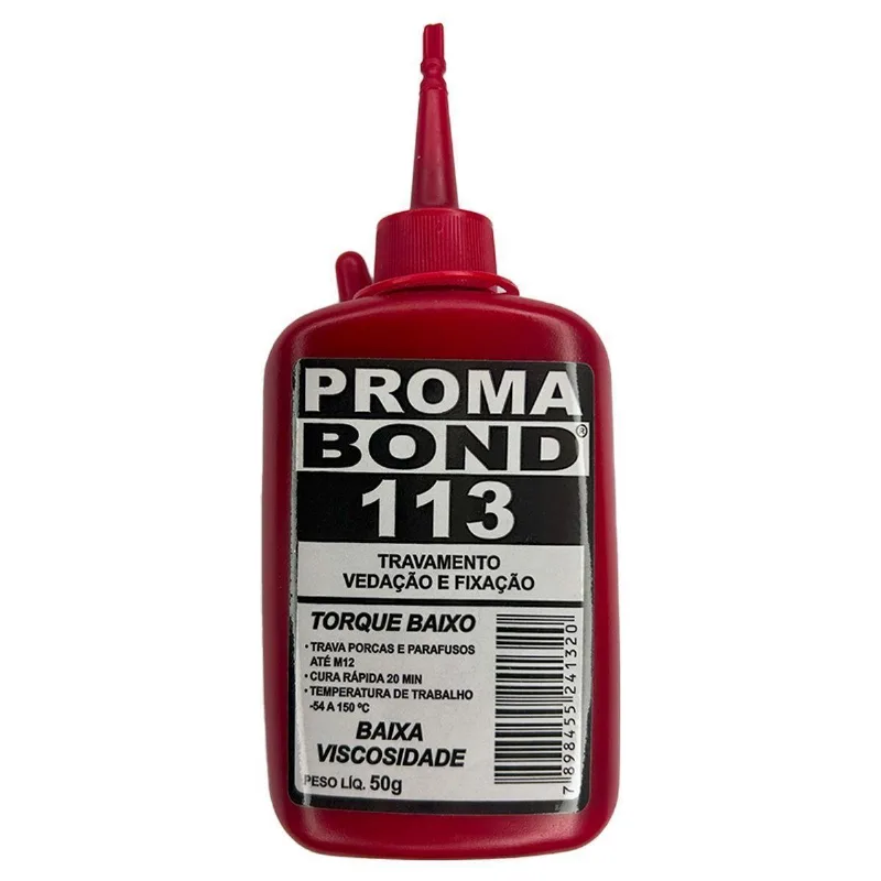 Adesivo Anaeróbico Trava Rosca Baixo Torque 50g 113
