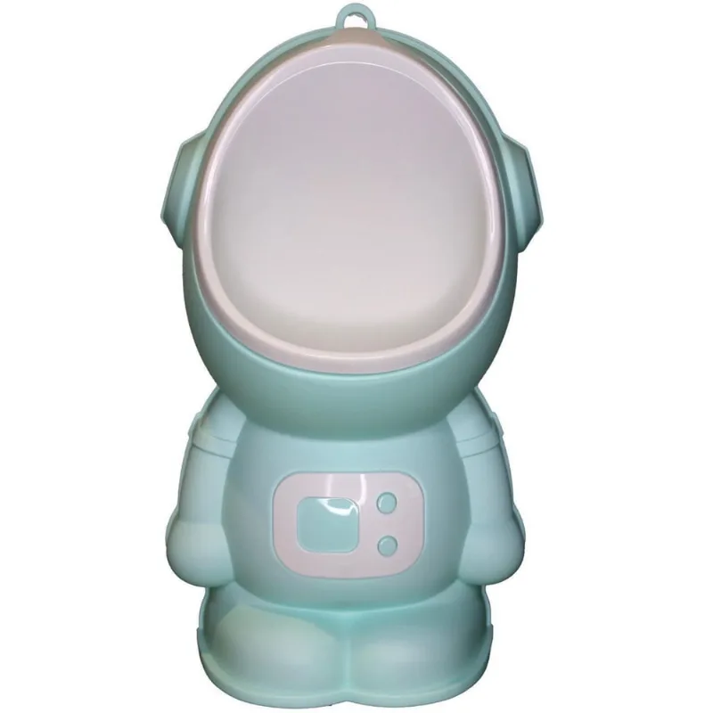 Mictório Infantil Portátil Modelo Astronauta Azul Claro