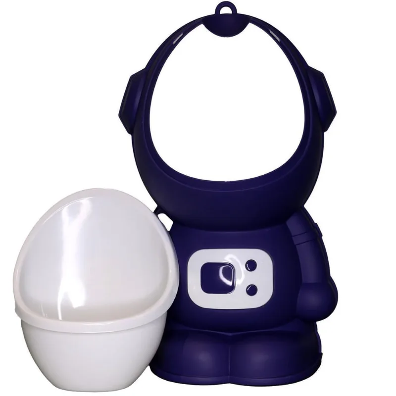 Mictório Infantil Portátil Modelo Astronauta Azul Escuro