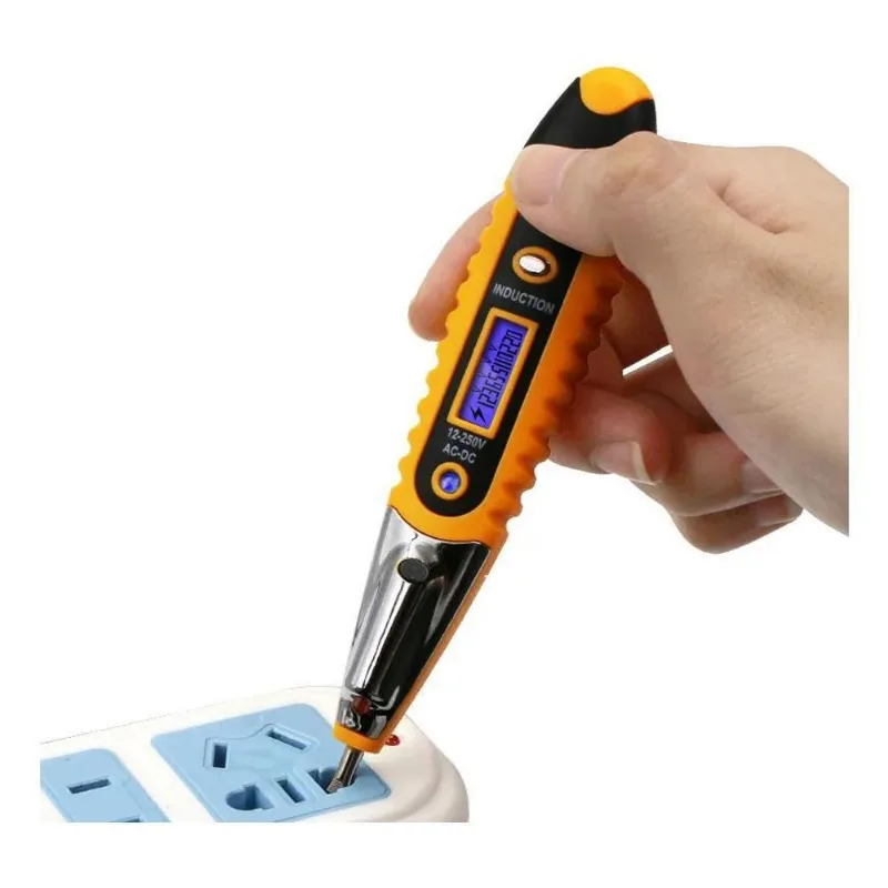 3x Exbom Testador De Voltagem Digital Tipo Chave Teste Com C
